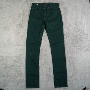 J Brand Jeans Mens 28x34 Green Tyler Slim Fit Spruce Denim Pants Stretch